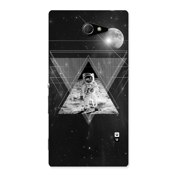 Space Triangle Abstract Back Case for Sony Xperia M2