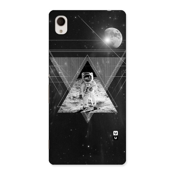 Space Triangle Abstract Back Case for Xperia M4 Aqua