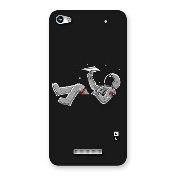Spaceman Flying Back Case for Micromax Hue 2