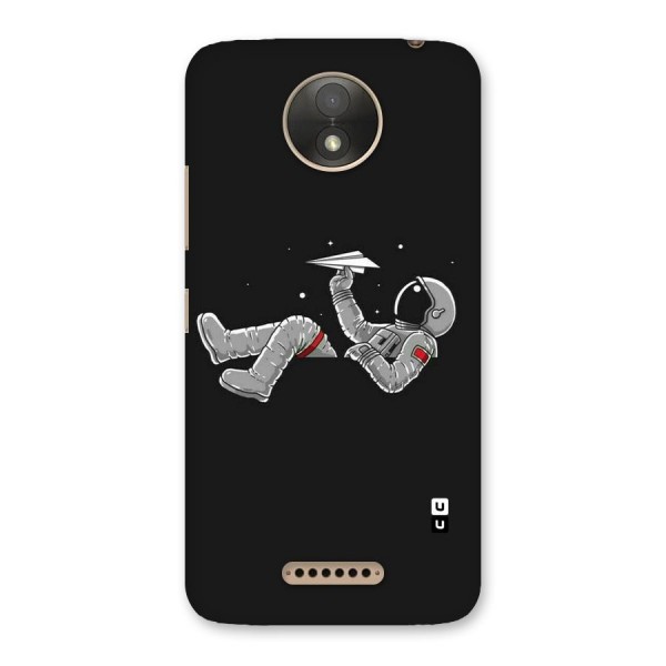 Spaceman Flying Back Case for Moto C Plus