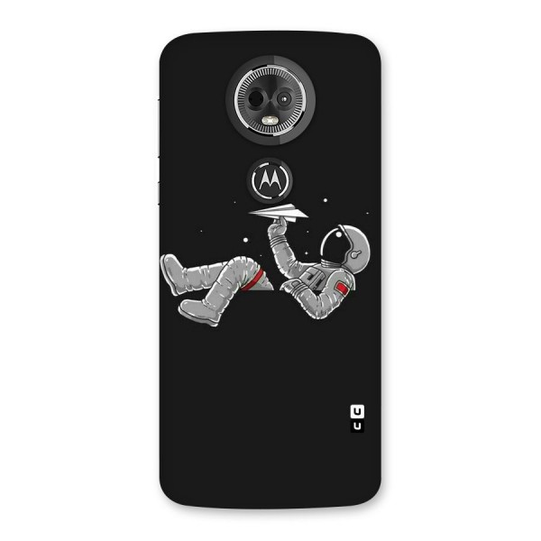 Spaceman Flying Back Case for Moto E5 Plus