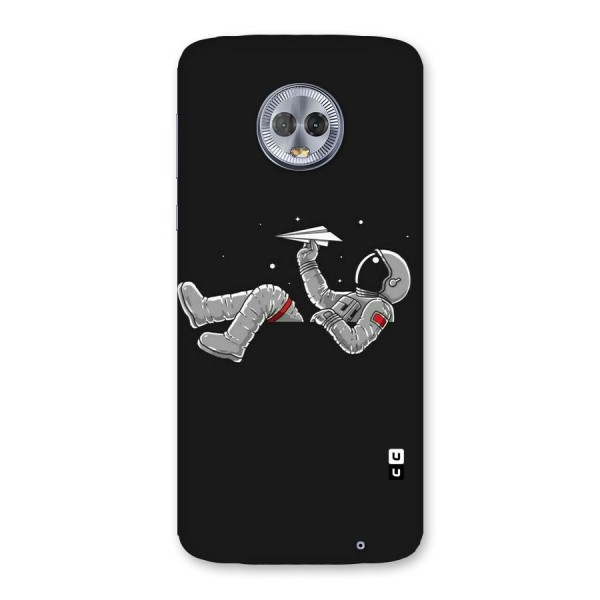 Spaceman Flying Back Case for Moto G6 Plus