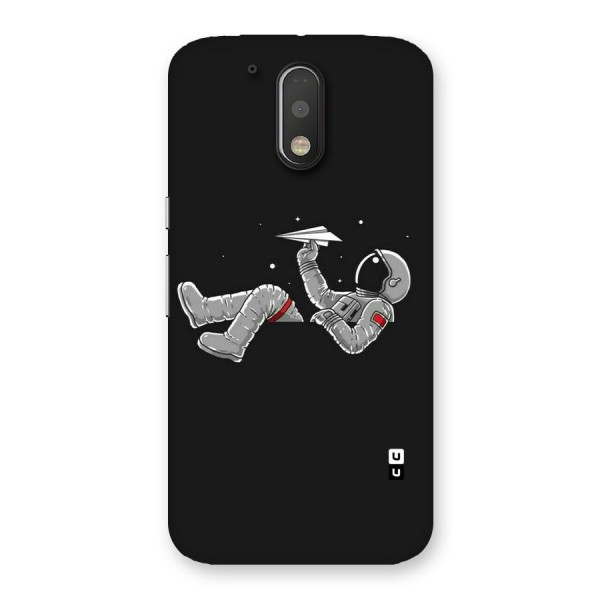 Spaceman Flying Back Case for Motorola Moto G4 Plus