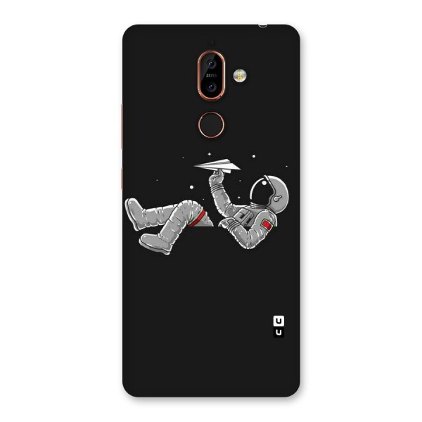 Spaceman Flying Back Case for Nokia 7 Plus