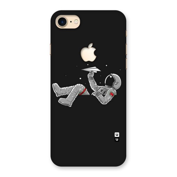 Spaceman Flying Back Case for iPhone 7 Apple Cut