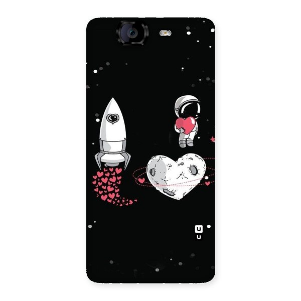 Spaceman Love Back Case for Canvas Knight A350