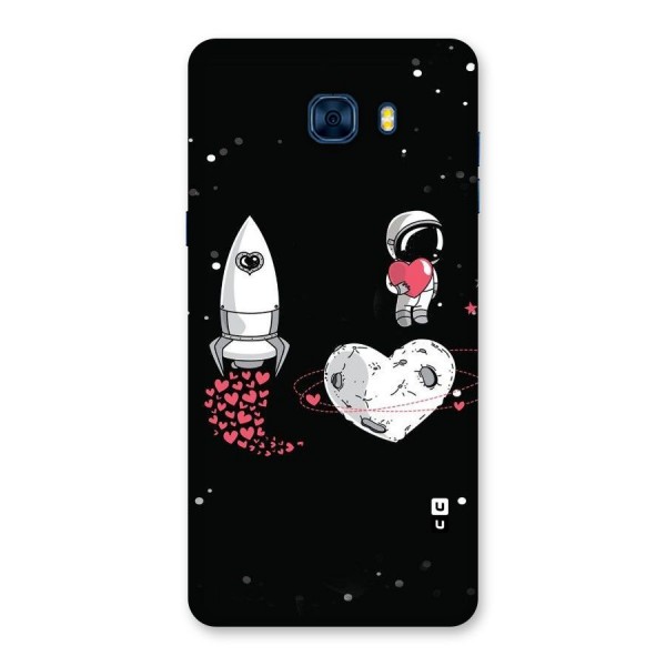 Spaceman Love Back Case for Galaxy C7 Pro