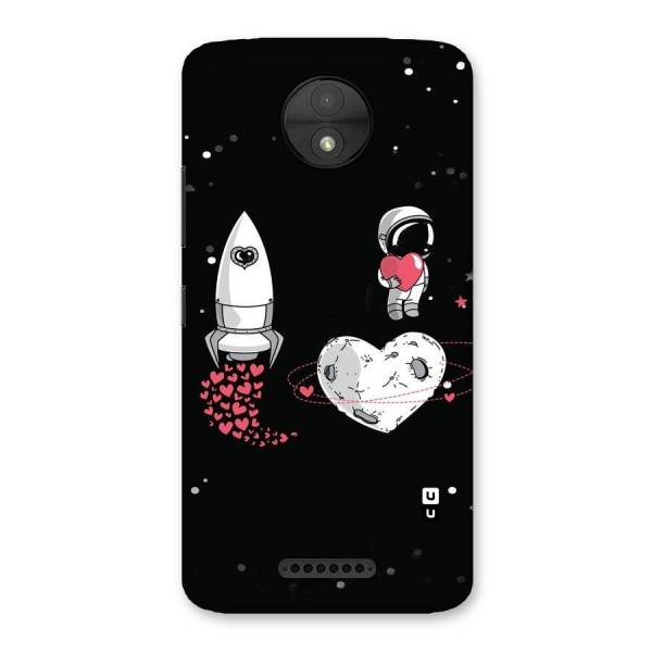 Spaceman Love Back Case for Moto C