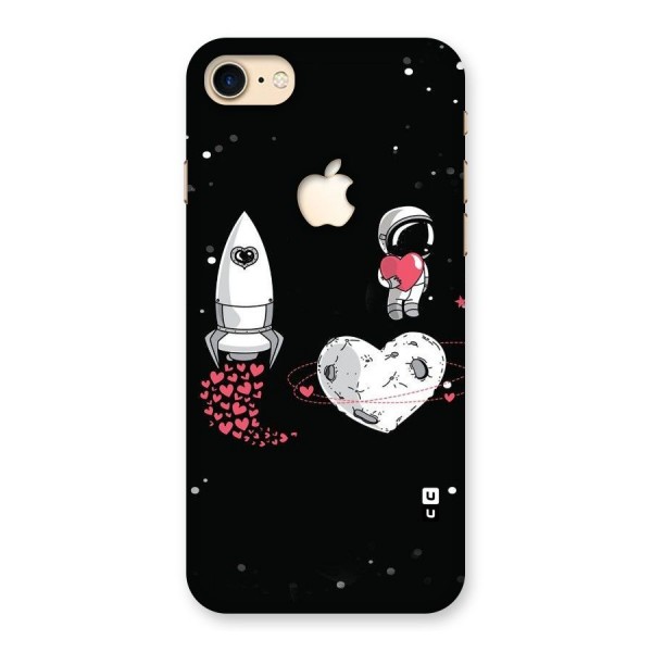 Spaceman Love Back Case for iPhone 7 Apple Cut