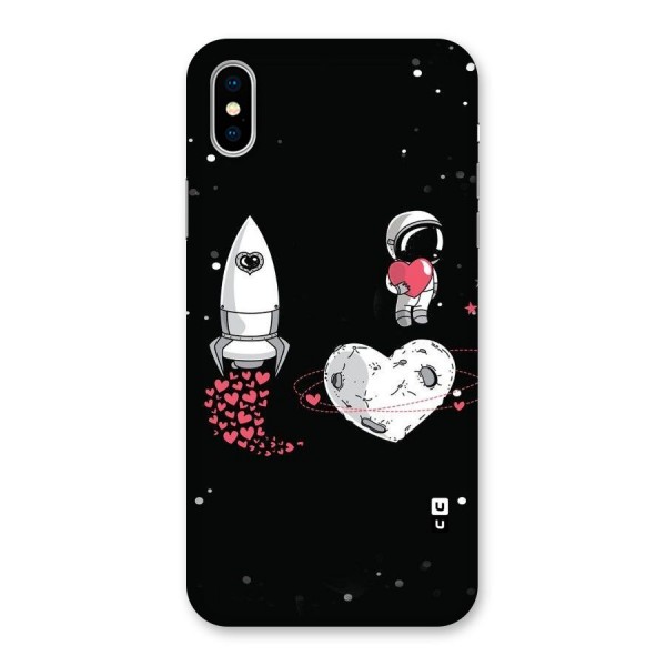 Spaceman Love Back Case for iPhone X