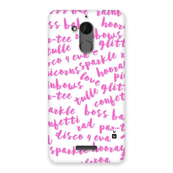 Sparkle Love Back Case for Coolpad Note 5