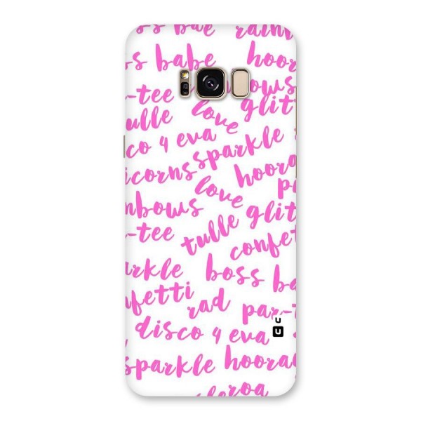 Sparkle Love Back Case for Galaxy S8 Plus