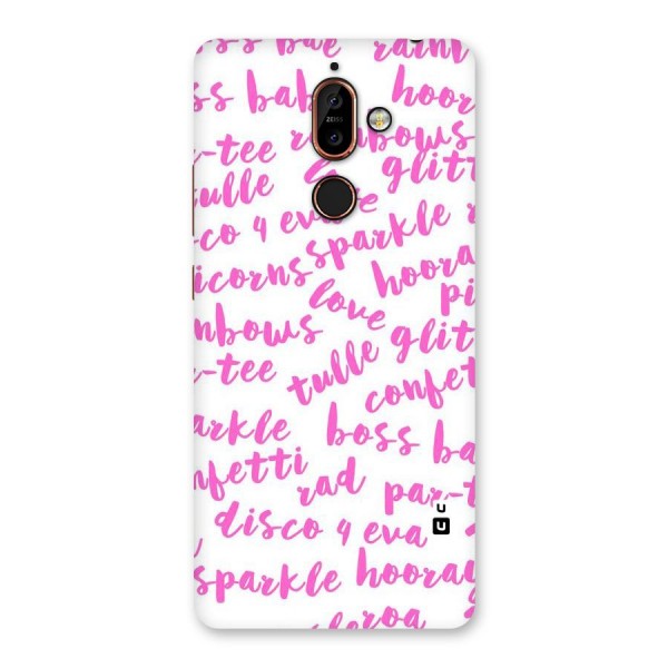 Sparkle Love Back Case for Nokia 7 Plus