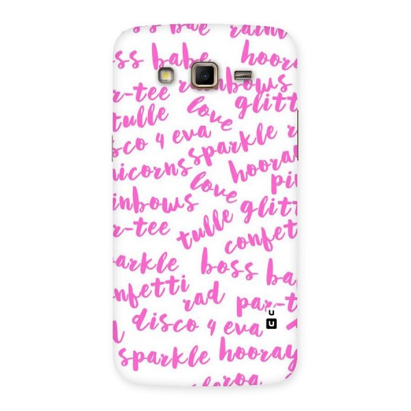 Sparkle Love Back Case for Samsung Galaxy Grand 2