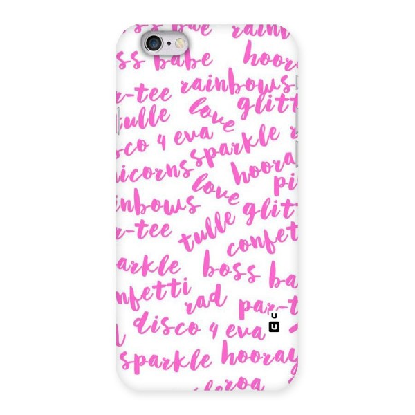 Sparkle Love Back Case for iPhone 6 6S