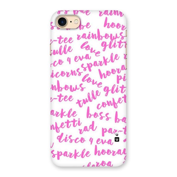 Sparkle Love Back Case for iPhone 7