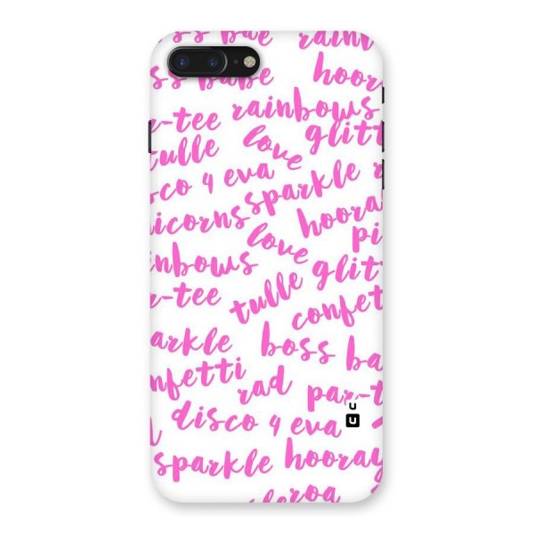 Sparkle Love Back Case for iPhone 7 Plus