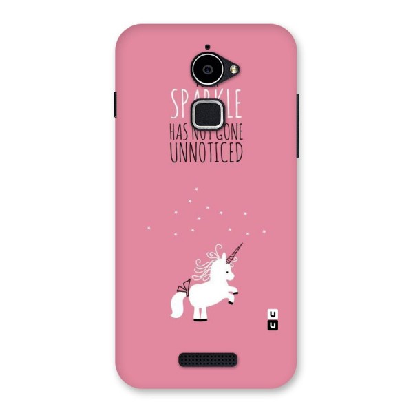 Sparkle Not Unnoticed Back Case for Coolpad Note 3 Lite