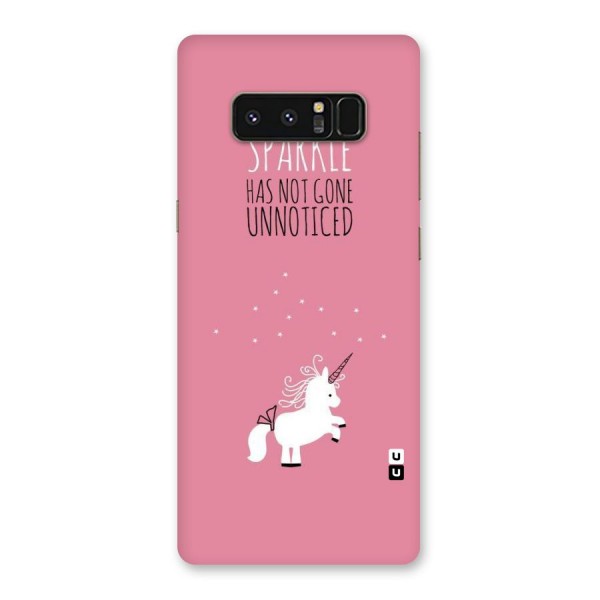 Sparkle Not Unnoticed Back Case for Galaxy Note 8