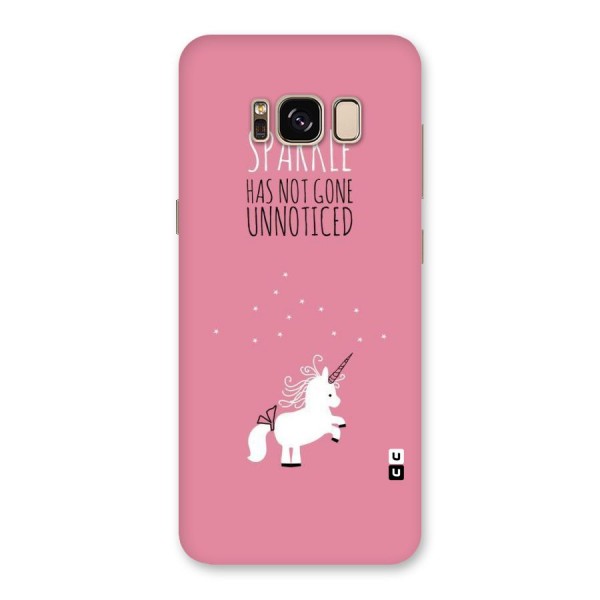 Sparkle Not Unnoticed Back Case for Galaxy S8