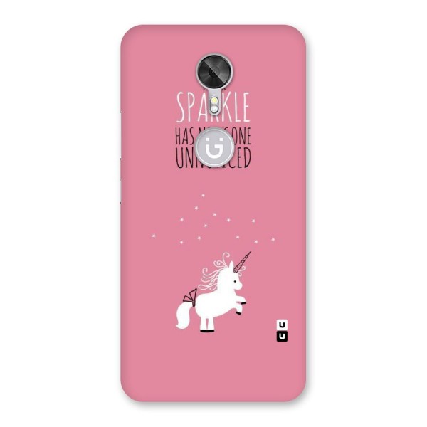 Sparkle Not Unnoticed Back Case for Gionee A1