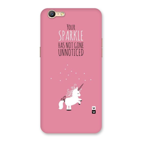 Sparkle Not Unnoticed Back Case for Oppo A57