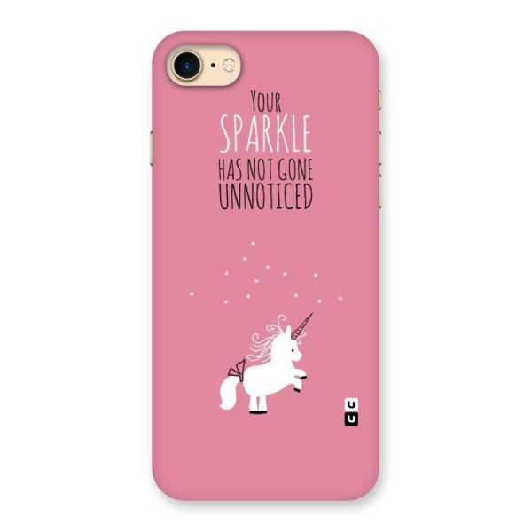 Sparkle Not Unnoticed Back Case for iPhone 7