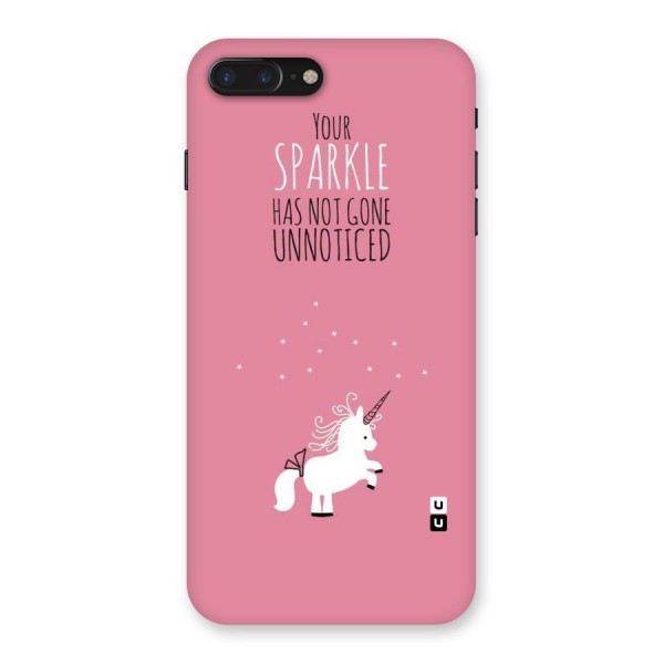Sparkle Not Unnoticed Back Case for iPhone 7 Plus