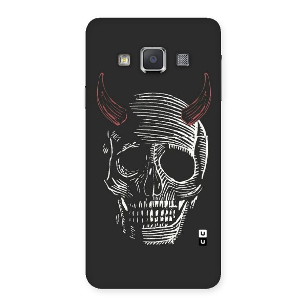 Spooky Face Back Case for Galaxy A3