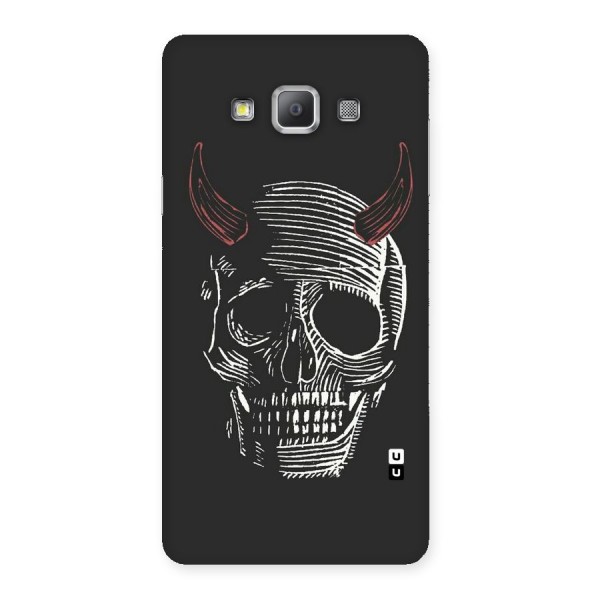 Spooky Face Back Case for Galaxy A7