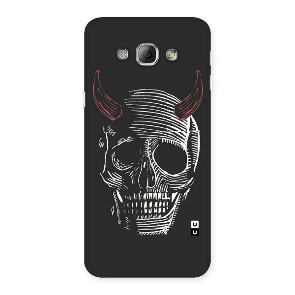 Spooky Face Back Case for Galaxy A8