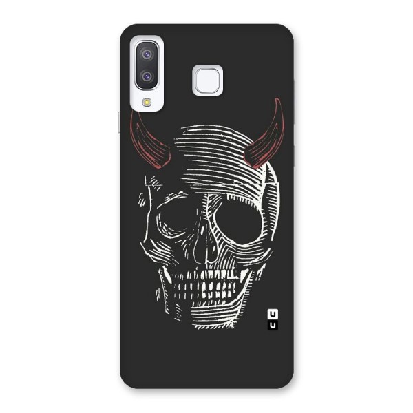Spooky Face Back Case for Galaxy A8 Star