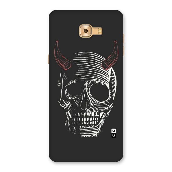 Spooky Face Back Case for Galaxy C9 Pro