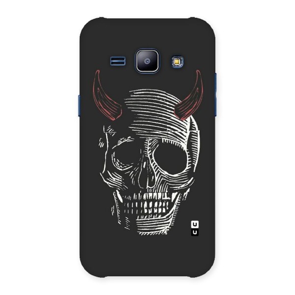 Spooky Face Back Case for Galaxy J1