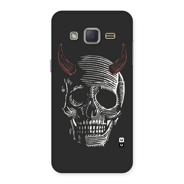 Spooky Face Back Case for Galaxy J2