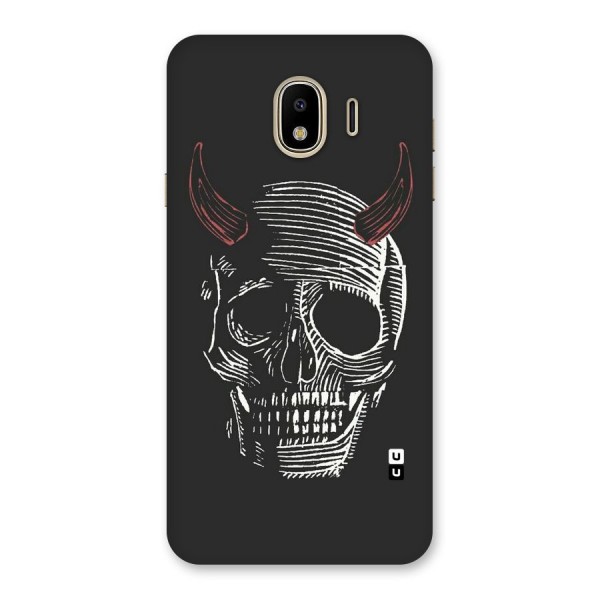Spooky Face Back Case for Galaxy J4