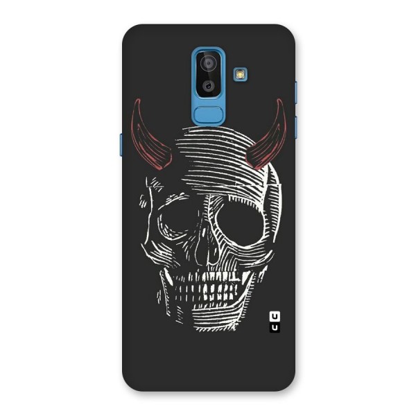 Spooky Face Back Case for Galaxy J8