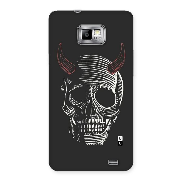 Spooky Face Back Case for Galaxy S2