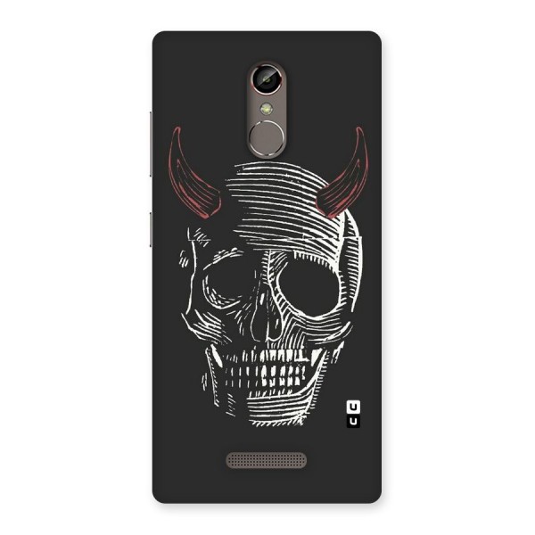 Spooky Face Back Case for Gionee S6s