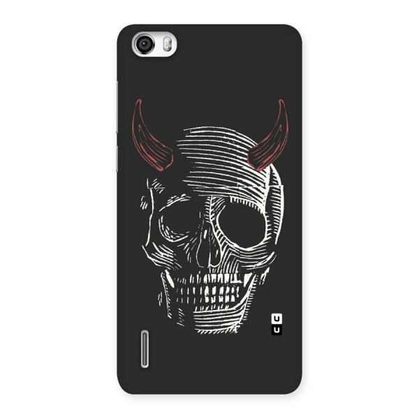 Spooky Face Back Case for Honor 6