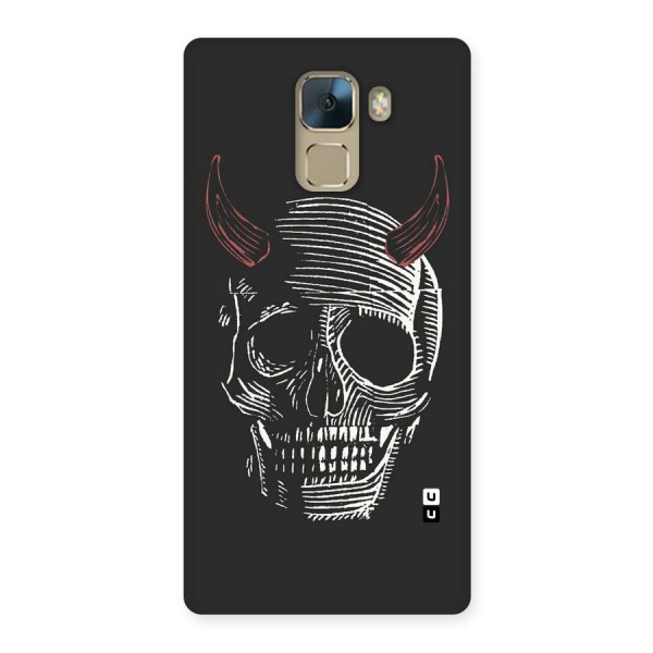 Spooky Face Back Case for Huawei Honor 7