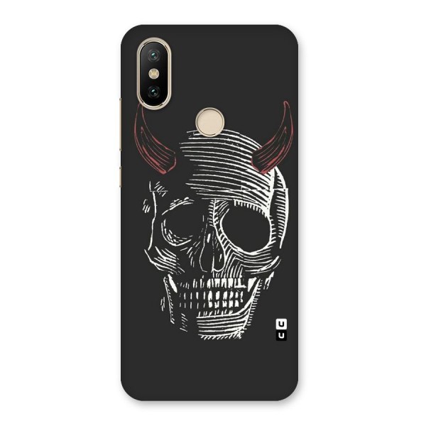 Spooky Face Back Case for Mi A2