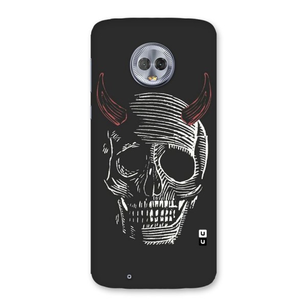 Spooky Face Back Case for Moto G6