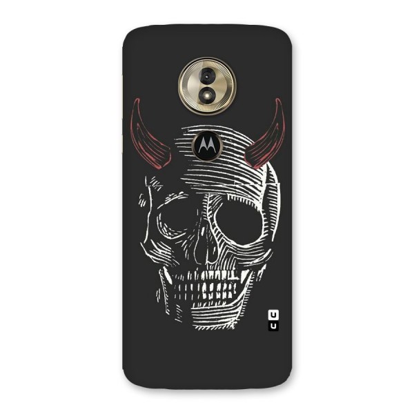 Spooky Face Back Case for Moto G6 Play