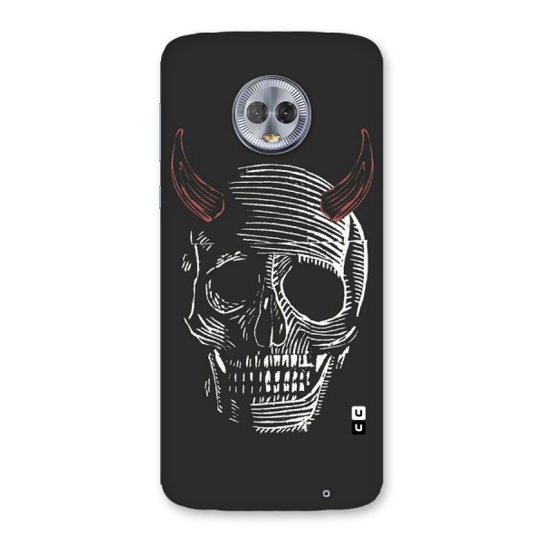 Spooky Face Back Case for Moto G6 Plus