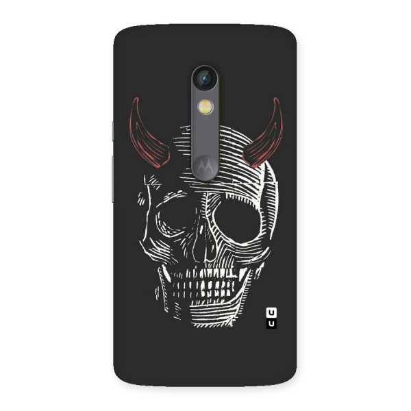 Spooky Face Back Case for Moto X Play