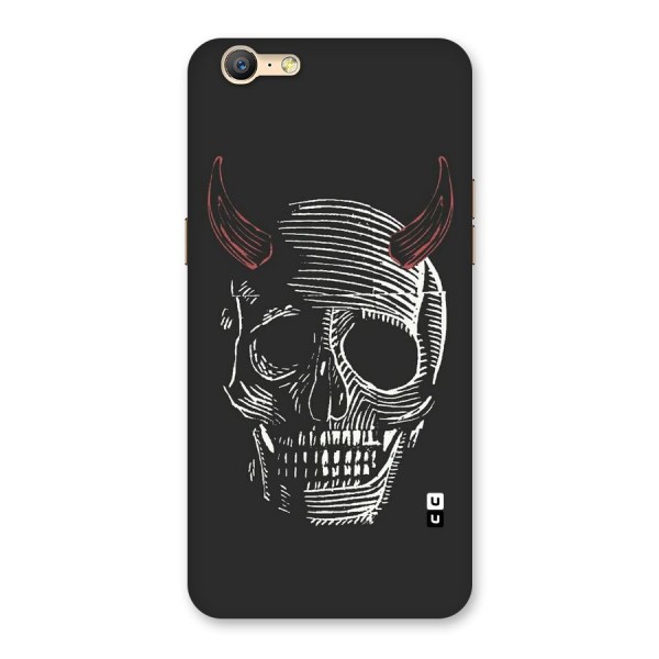 Spooky Face Back Case for Oppo A57