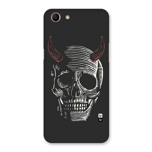 Spooky Face Back Case for Oppo A83 (2018)