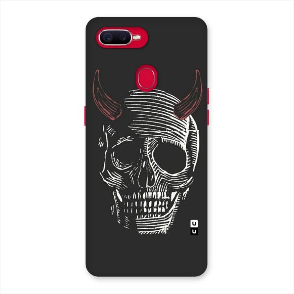 Spooky Face Back Case for Oppo F9 Pro