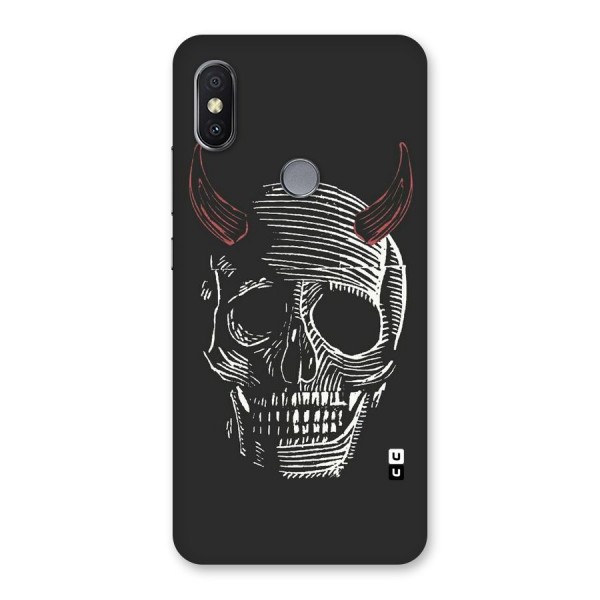Spooky Face Back Case for Redmi Y2